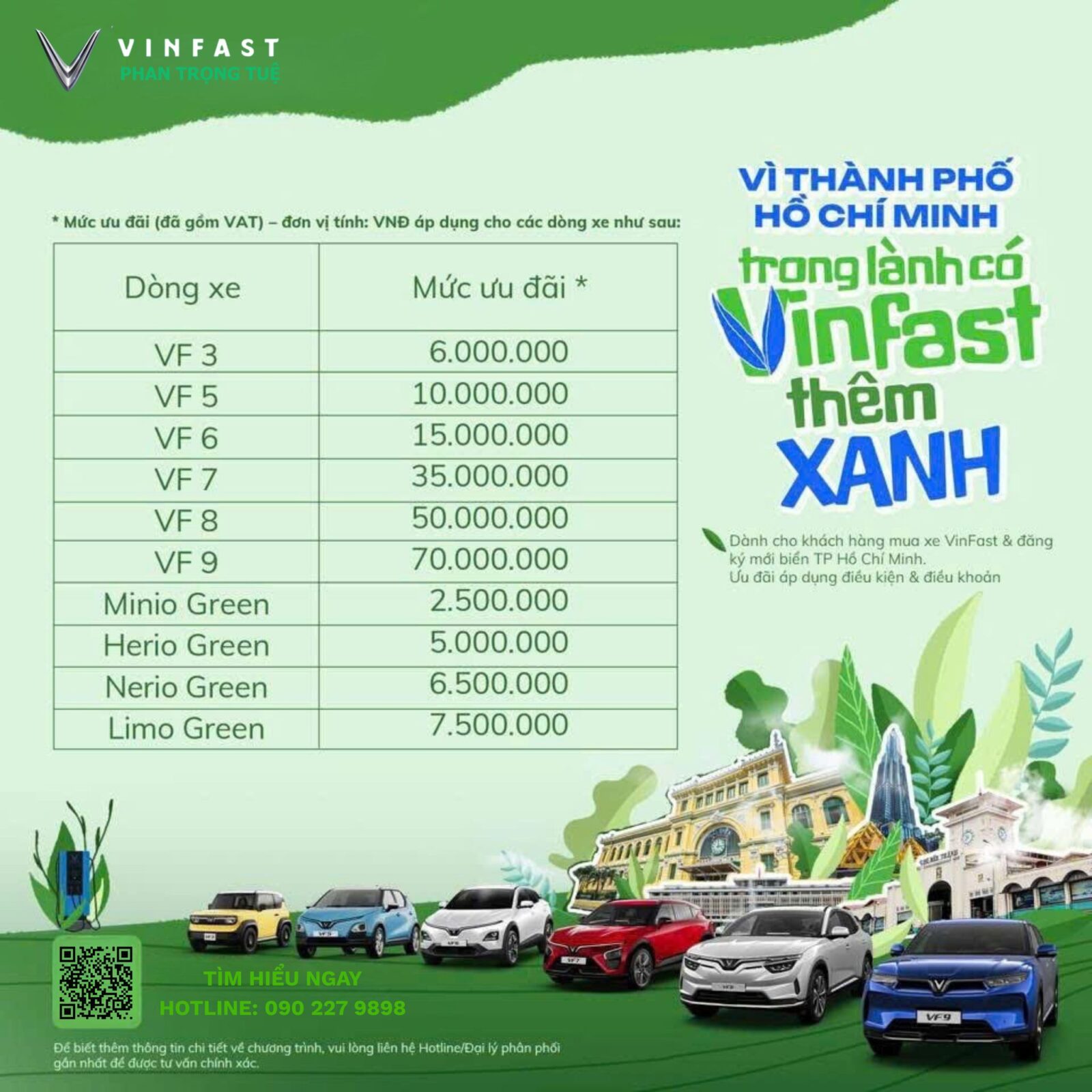 491290852 122220477284036173 8651253852889618536 n Chương trình "Vì Thành phố Hồ Chí Minh trong lành có VinFast thêm xanh"