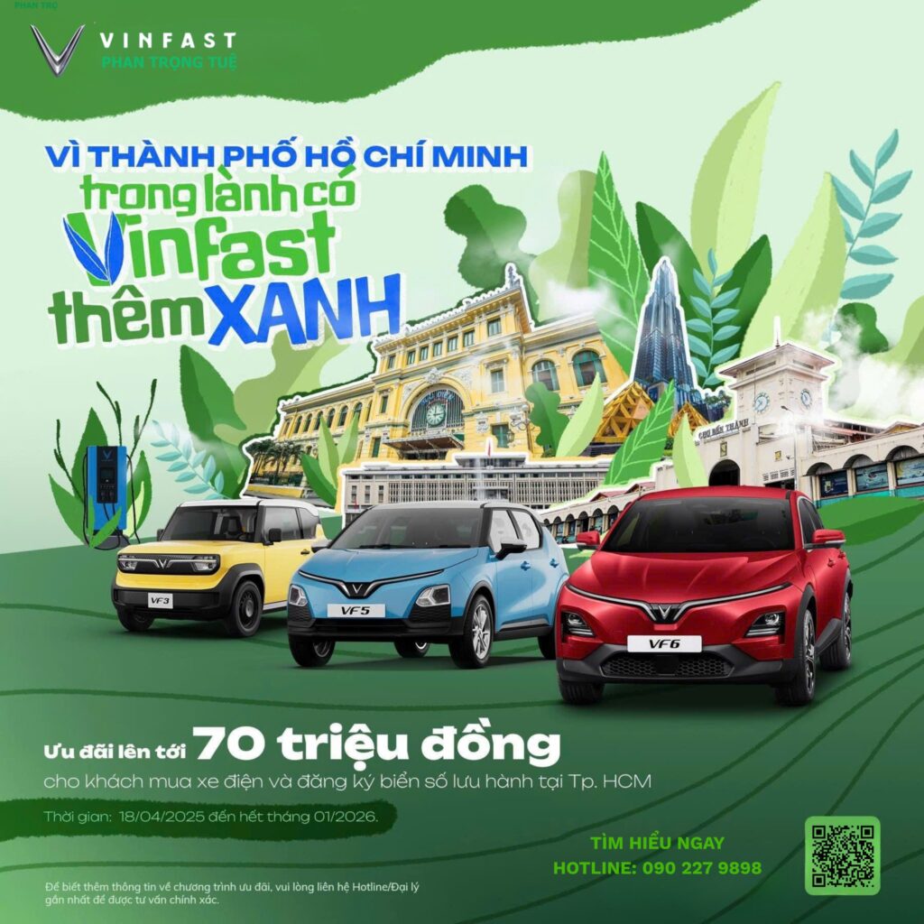 491884213 122220477326036173 2555131301340284939 n Chương trình "Vì Thành phố Hồ Chí Minh trong lành có VinFast thêm xanh"