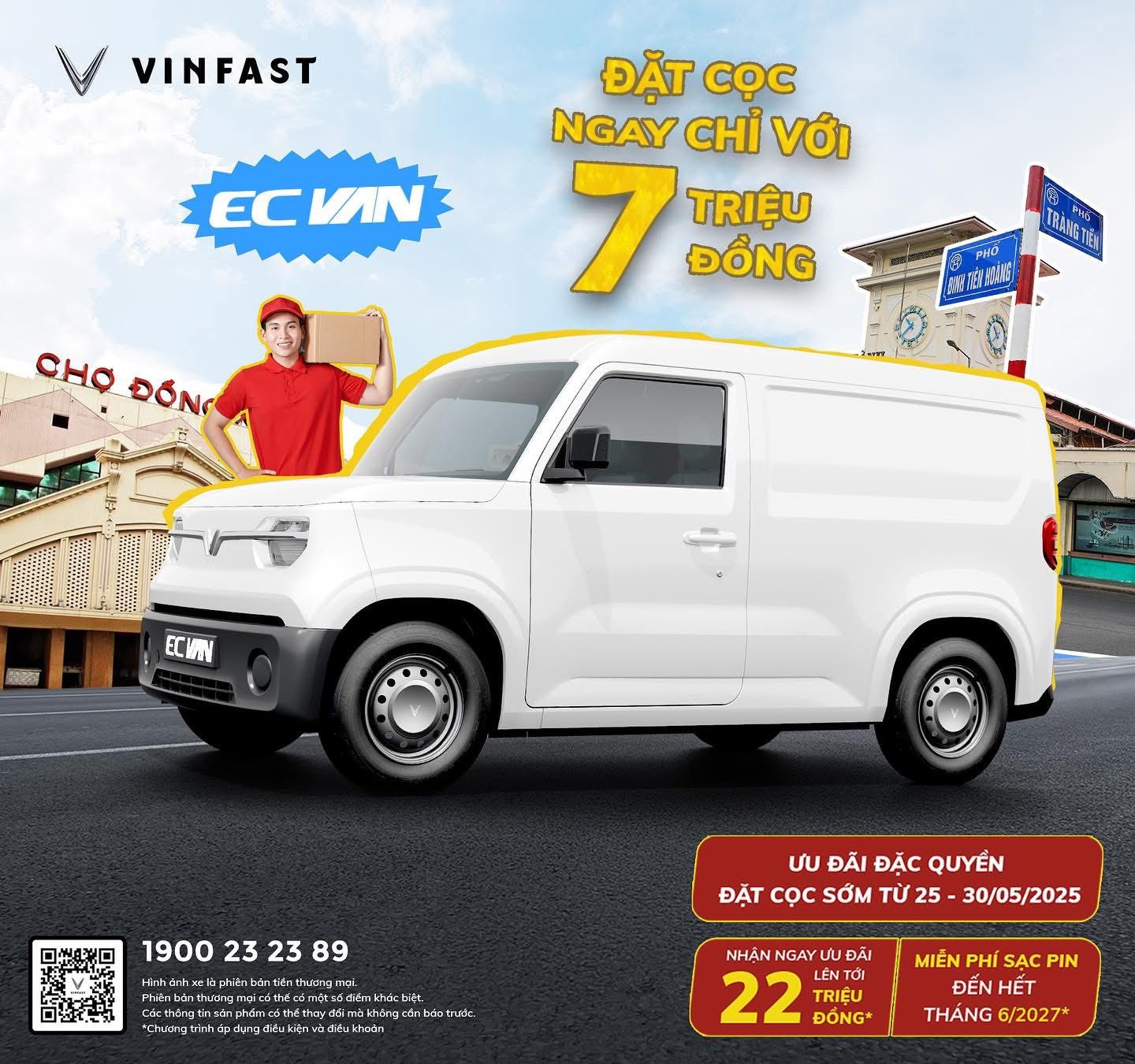 499422530 3990351481292959 5847604212318471976 n EC VAN - Xe tải điện giá 285 triệu có gì hấp dẫn?
